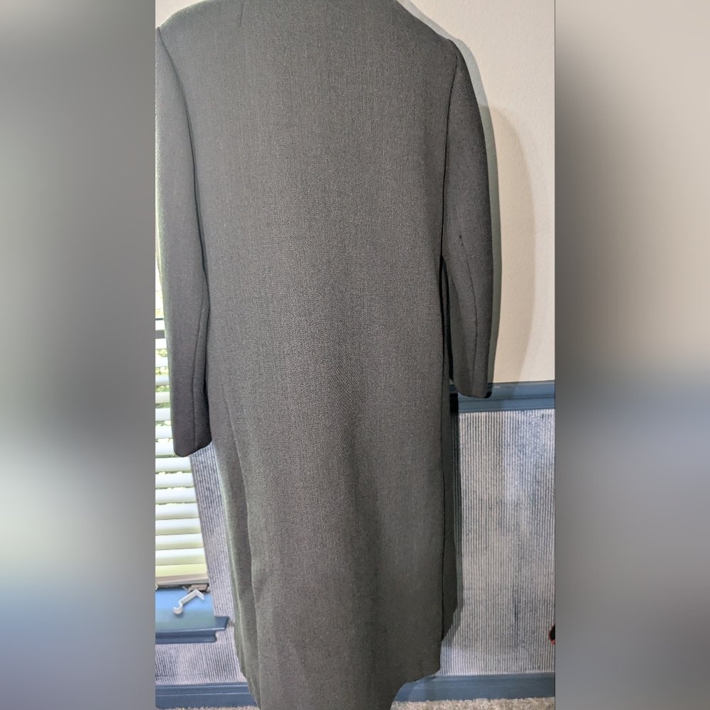 Source Unknown Charcoal Double-Breasted Trench Co… - image 6